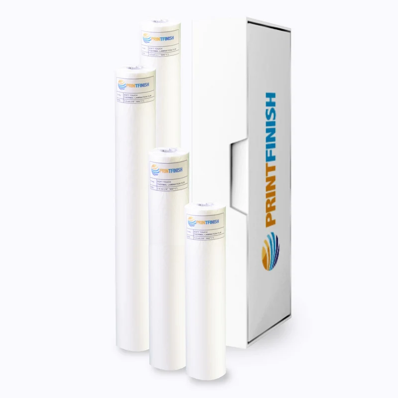 Soft-Touch Matte Laminating Film — Thermal BOPP Rolls, 12" to 27"
