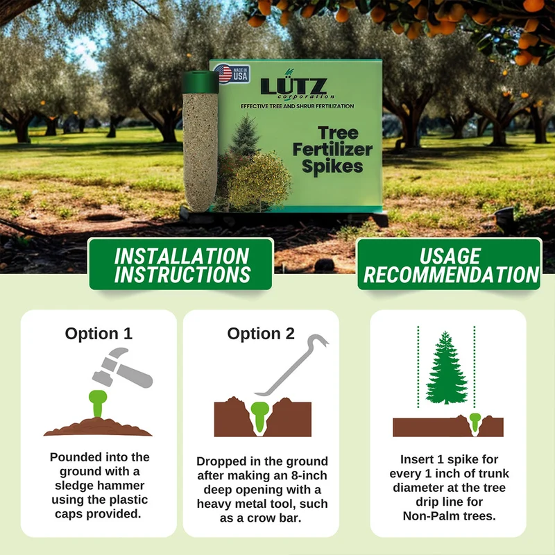 Lutz Ultra Citrus Fertilizer Spikes