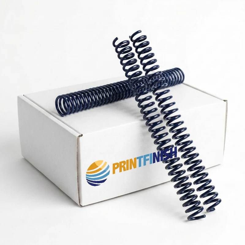 Plastic Coils 4:1 Pitch 12" (Navy)
