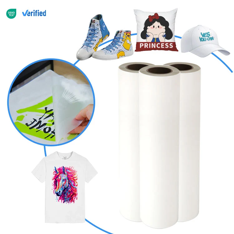 Rouleau DTF Papier Film MT/A+ pelage instantané - double face matte - 60cm x 100m - 75µ ⭐⭐⭐⭐⭐