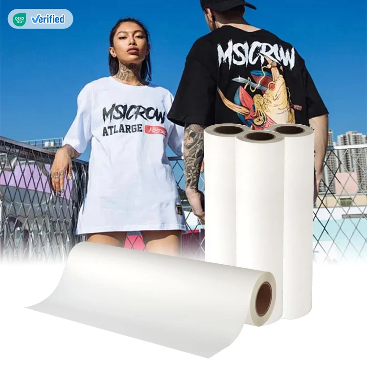 Rouleau DTF Papier Film MT/A+ pelage instantané - double face matte - 60cm x 100m - 75µ ⭐⭐⭐⭐⭐