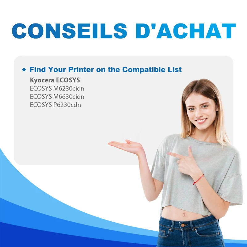 Compatible Kyocera ecosys p6230cdn Toners - TK-5270