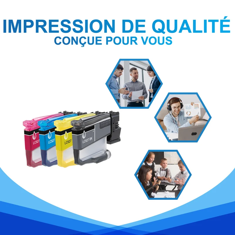 Compatibles Brother MFC-J4350DW Toner - LC527/527XL