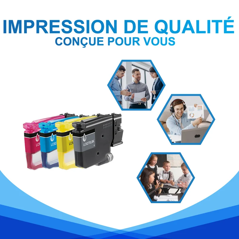Compatibles Brother MFC-J4350DW Toner - LC527/527XL