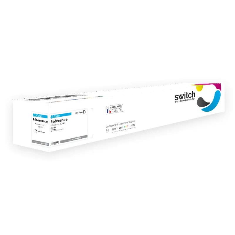 Samsung 809 Toner Cyan compatible équivalent à CLTC809SELS, SS567A · Switch