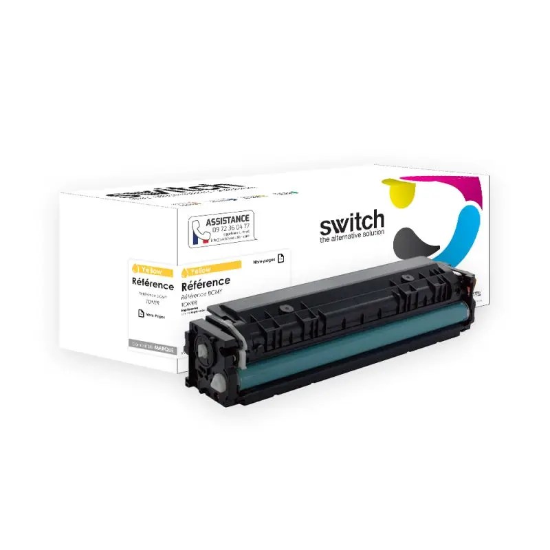 Samsung Y504 Toner Jaune compatible équivalent à CLT-Y504SELS · Switch