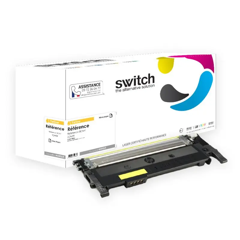 Samsung Y406S Toner Jaune compatible équivalent à CLT-Y406SELS · Switch