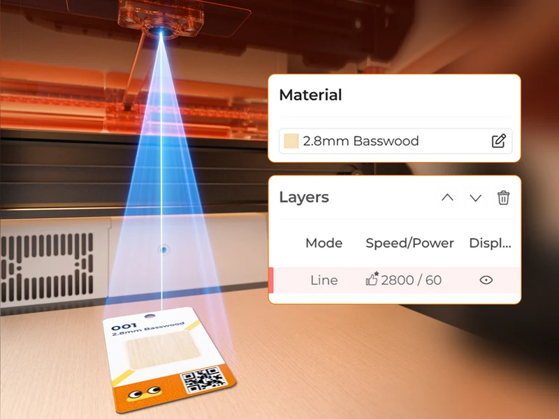 TOOCAA NOVA – Machine de découpe & gravure laser intelligente avec IA intégrée