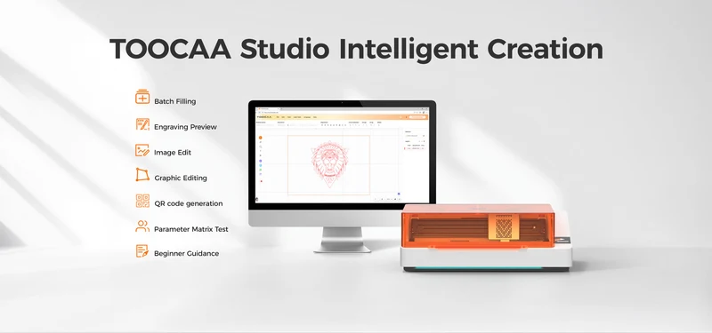 TOOCAA NOVA – Machine de découpe & gravure laser intelligente avec IA intégrée