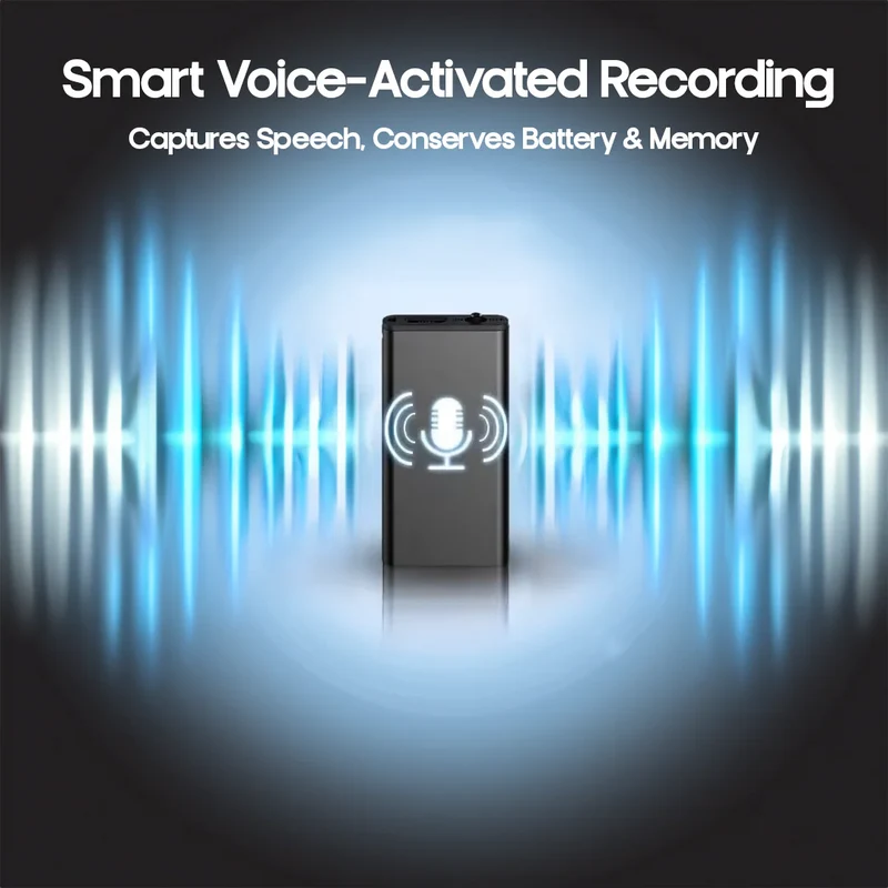 Vocilor - Dictaphone Ultra-Compact À Activation Vocale