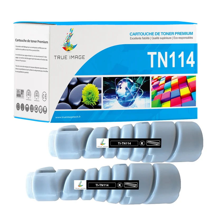 TN114 Toner Compatible Konica Minolta bizhub 162, 163, 210, 211, Di152, Di1611, Di2011