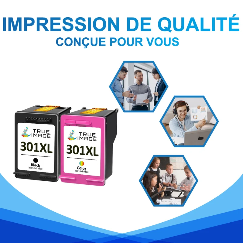 HP Envy 5530 Cartouches d’encre - Compatible HP 301XL Multipack