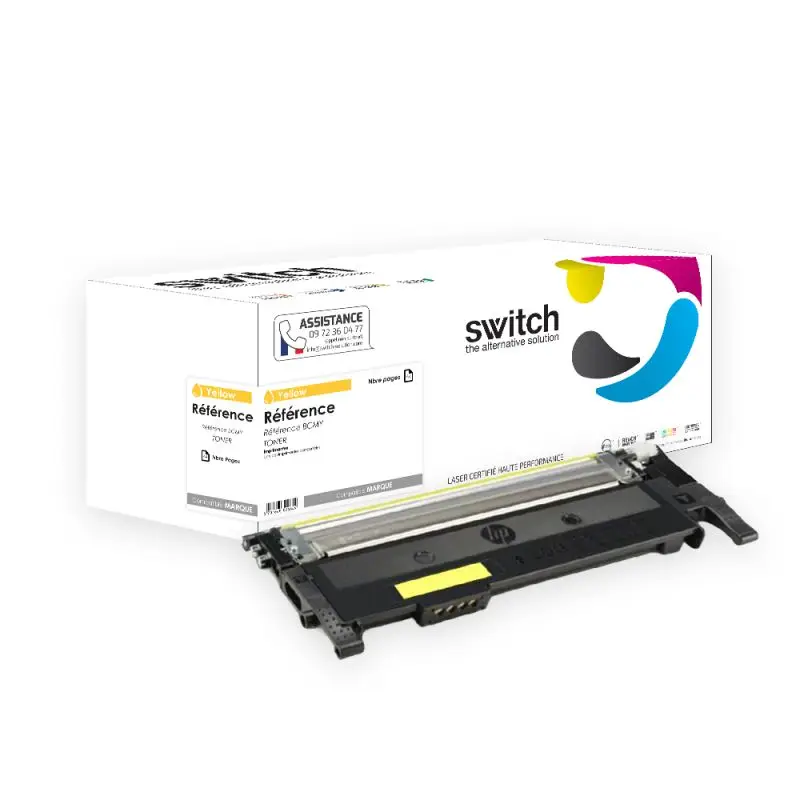 Samsung Y4092 Toner Jaune compatible équivalent à CLT-Y4092SELS · Switch