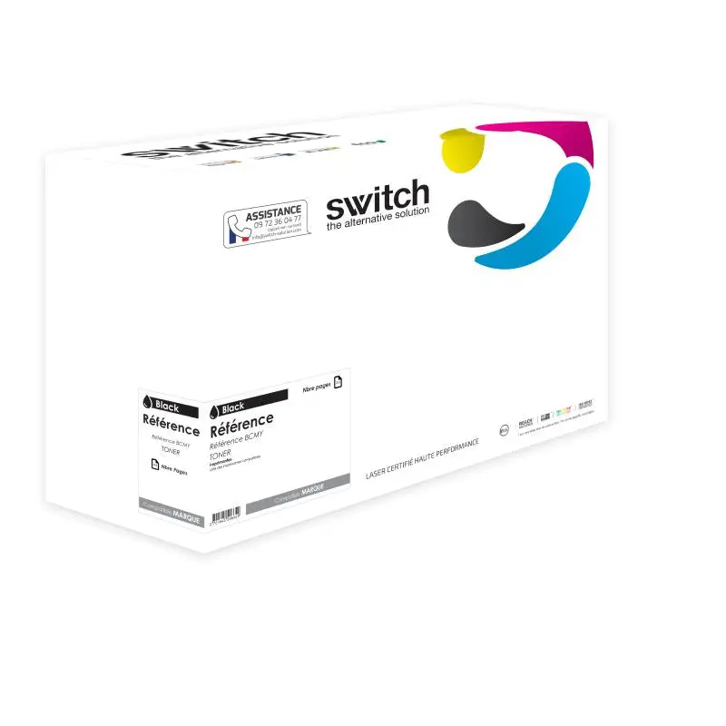 Samsung 305L Toner Noir compatible équivalent à MLT-D305LELS · Switch