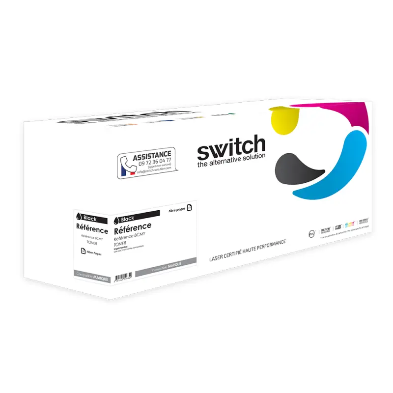Ricoh 377 Toner Noir compatible équivalent à SP377XE, 408162 · Switch