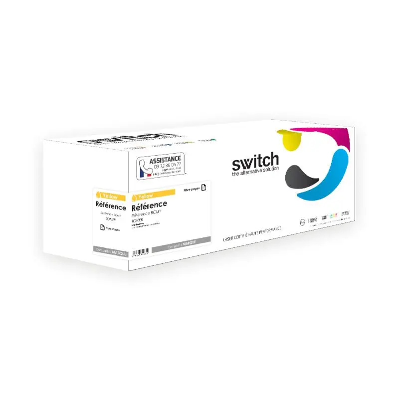 Ricoh 407719 Toner Jaune compatible · Switch