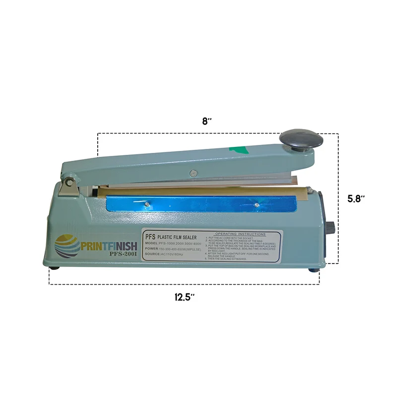Heat Sealing Machine 8" and 12"