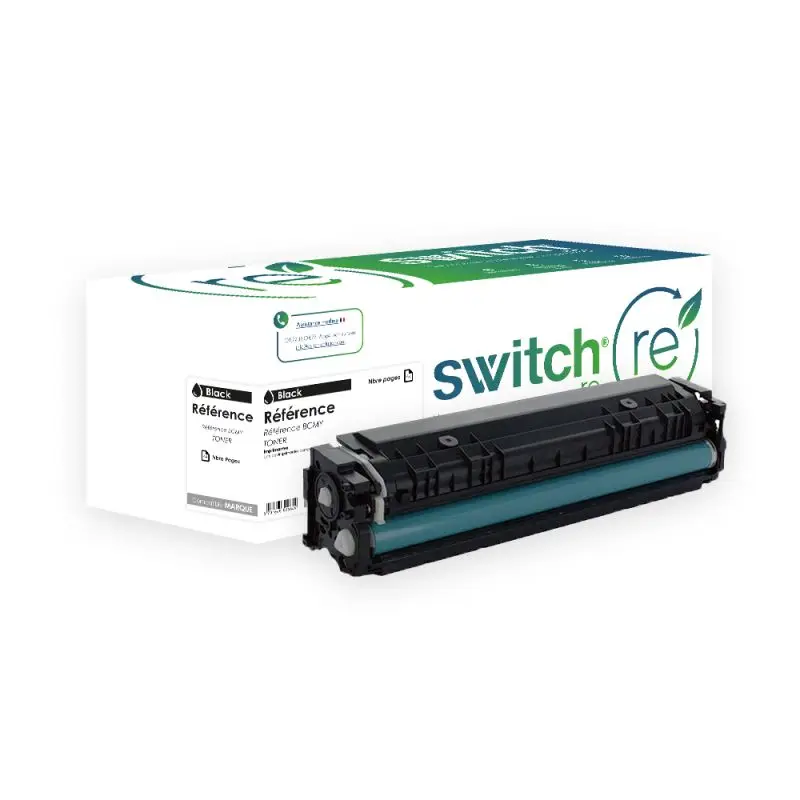 HP 415X Toner Noir remanufacturé équivalent à W2030X · Switch RE