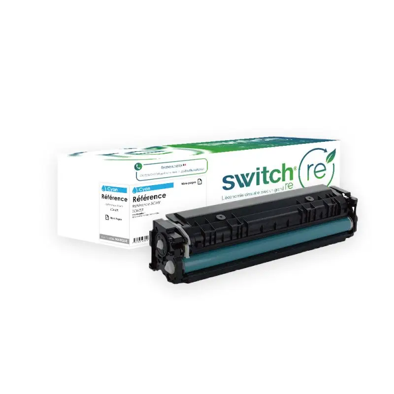 HP 415A Toner Cyan remanufacturé équivalent à W2031A · Switch RE