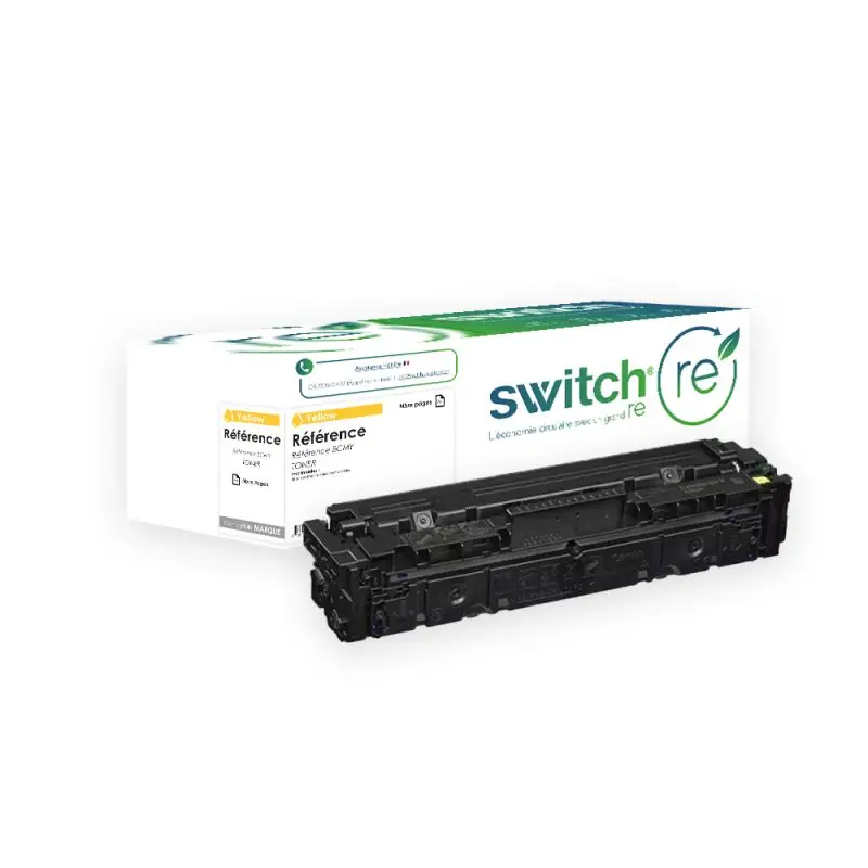 HP 203X Toner Jaune remanufacturé équivalent à CF542X · Switch RE
