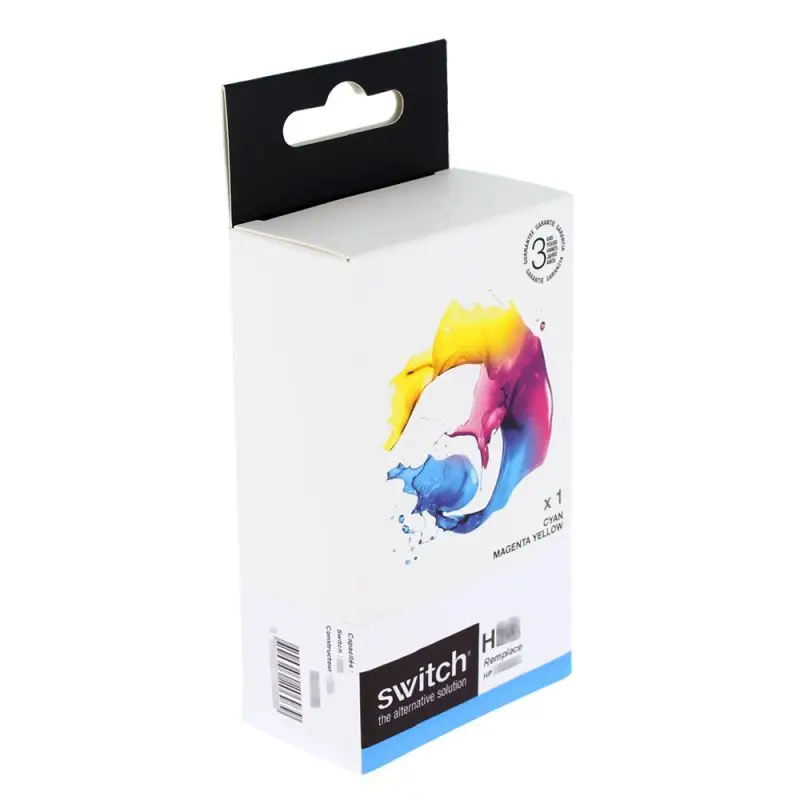 HP 348 Cartouche Tricolore remanufacturé équivalent à C9369EE · Switch