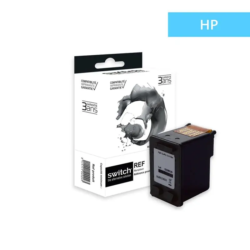 HP 27 Cartouche Noir remanufacturé équivalent à C8727AE · Switch