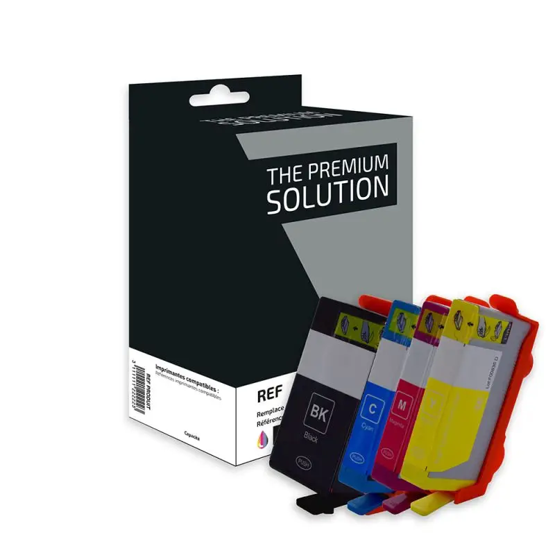 HP 912XL Cartouche Pack 4 Couleurs remanufacturé équivalent à 3YP34AE