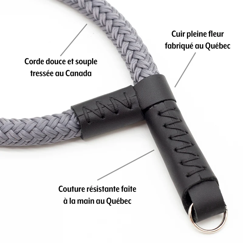 Courroie F1.8 pour poignet en corde (Gris)