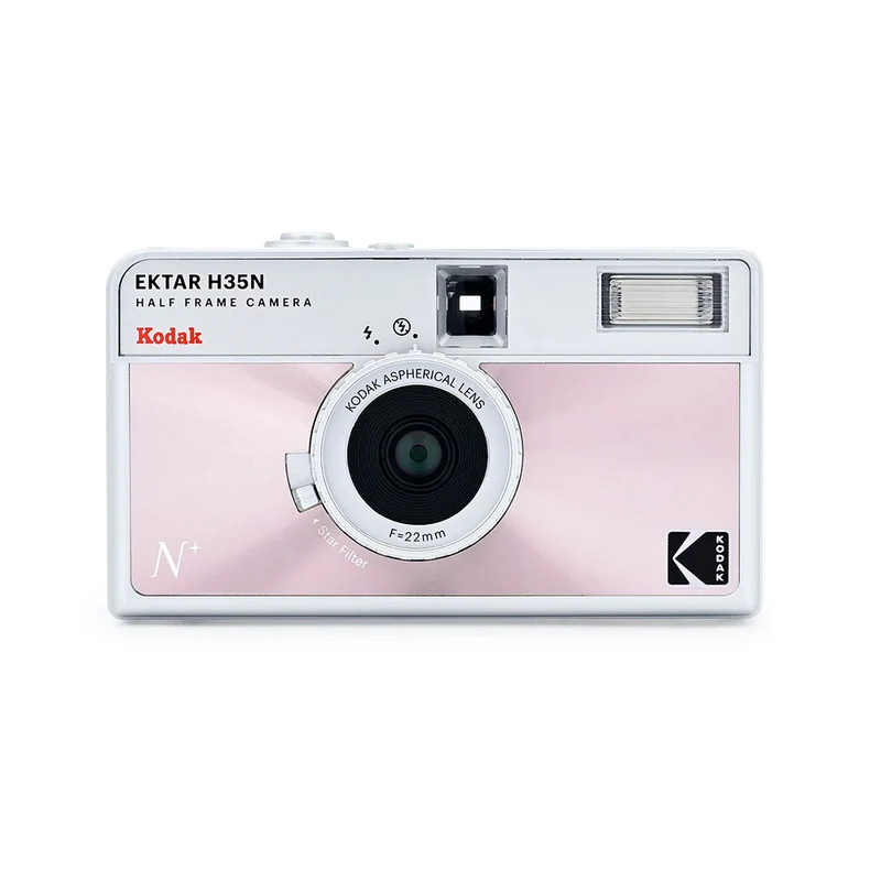 Appareil argentique EKTAR H35N 35mm demi-format (Rose Glacé)