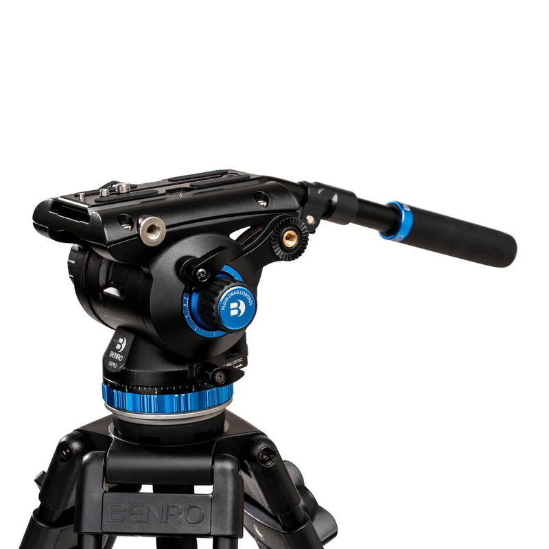 Trépied vidéo A673TM double tube avec Tête S8 Pro