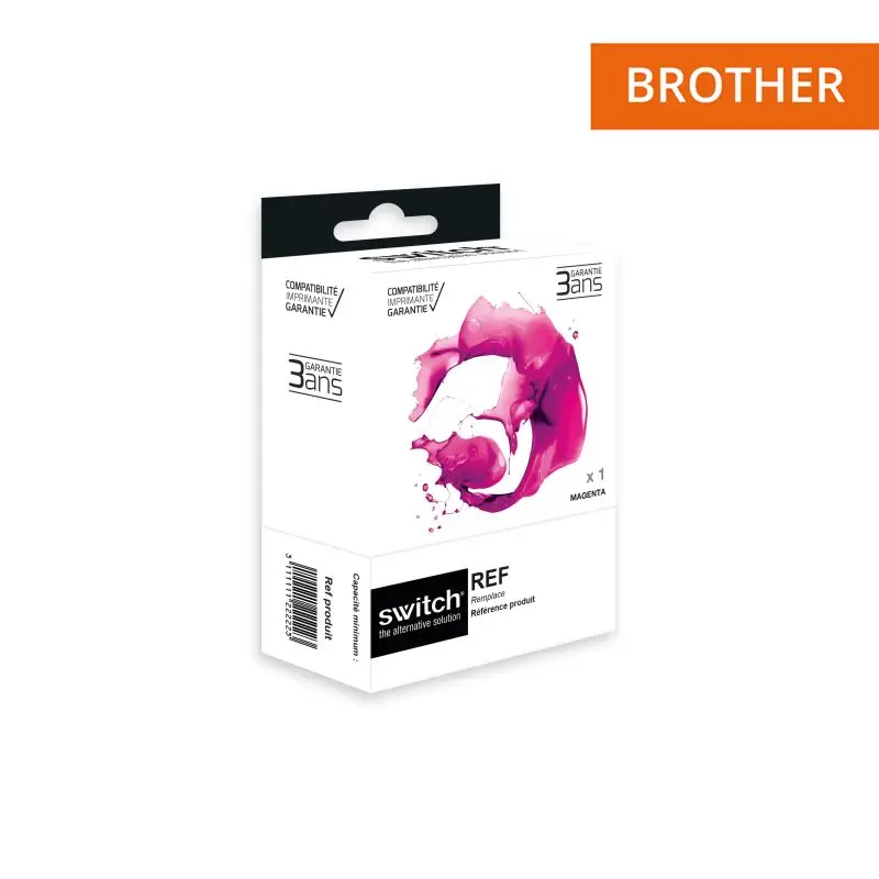 Brother 427 Cartouche Magenta compatible équivalent à LC427M · Switch