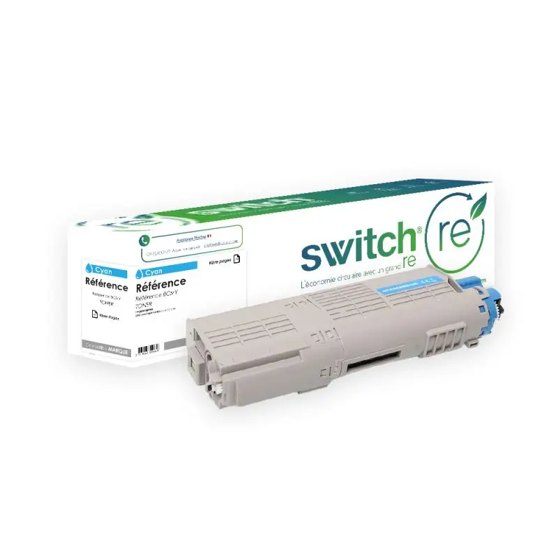 Oki 853 Tambour Cyan remanufacturé équivalent à 44844471 · Switch RE