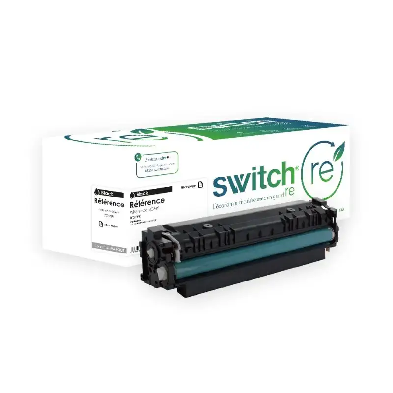 HP 410X Toner Noir remanufacturé équivalent à CF410X · Switch RE