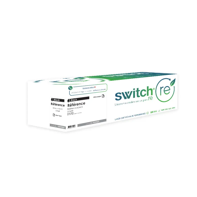 Canon 067H Toner Noir remanufacturé équivalent à 5106C002 · Switch RE