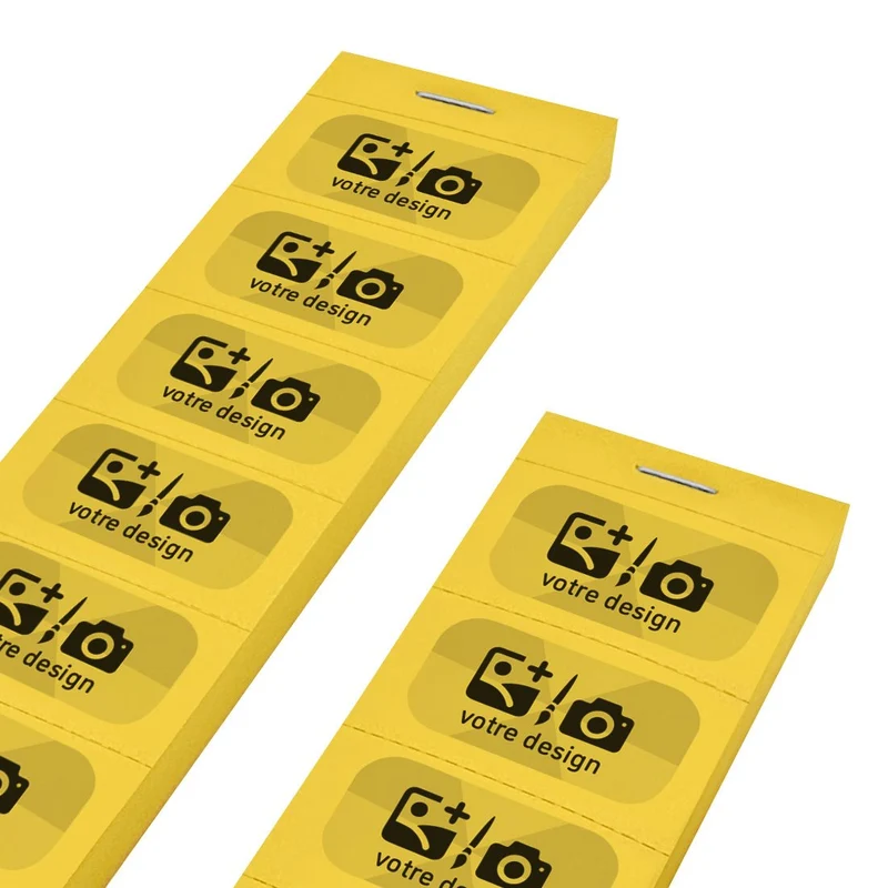 Carnet de tickets à personnaliser - 1000 tickets