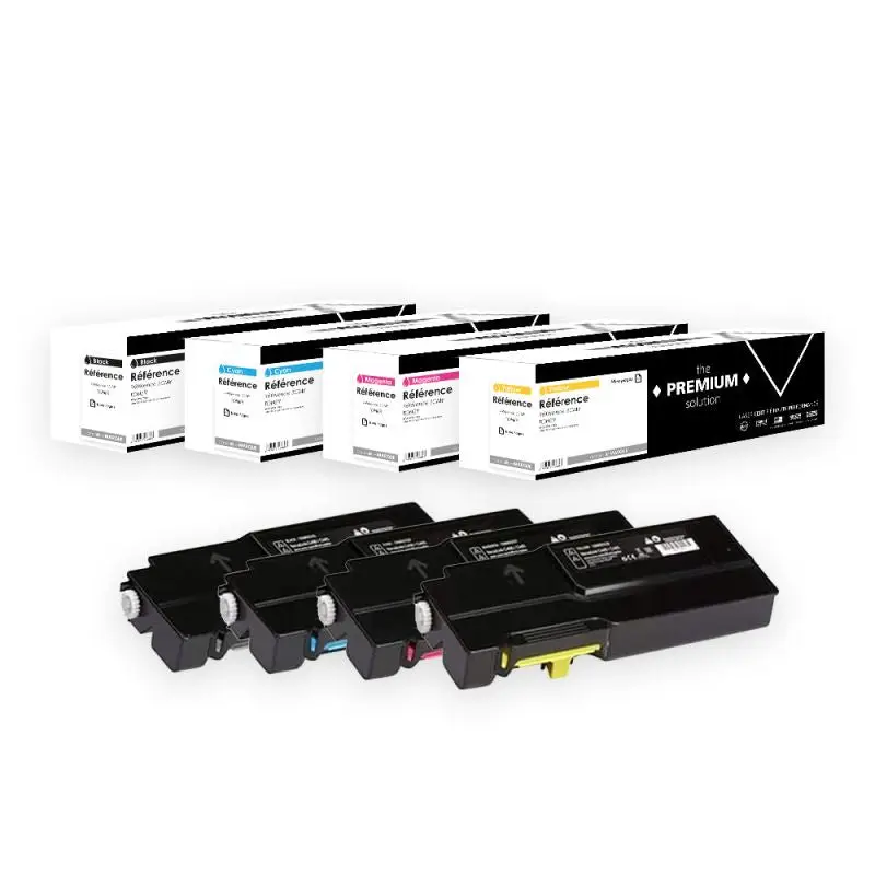 Xerox 400 Toner Pack 4 Couleurs compatible équivalent à 106R03530, 106R03531, 106R03528
