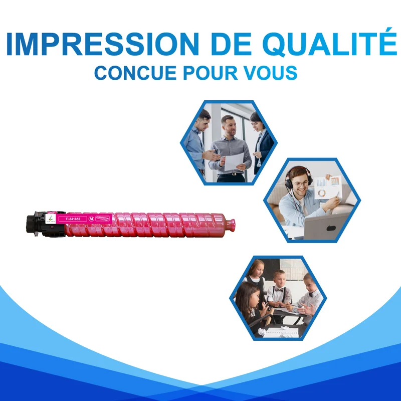 Compatible Ricoh 841855 Toner Magenta 22500 pages