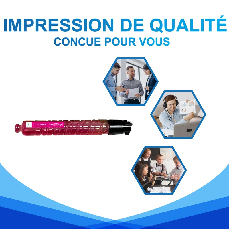 Compatible Ricoh 842040 Toner Magenta 6000 pages
