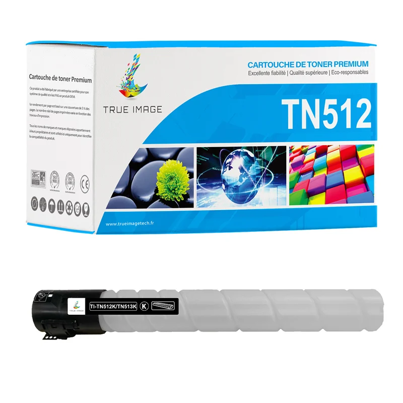 Compatible Konica Minolta TN512K Toner Noir 27000 pages
