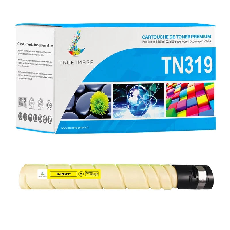 Compatible Konica Minolta TN319Y Toner Jaune 26000 pages