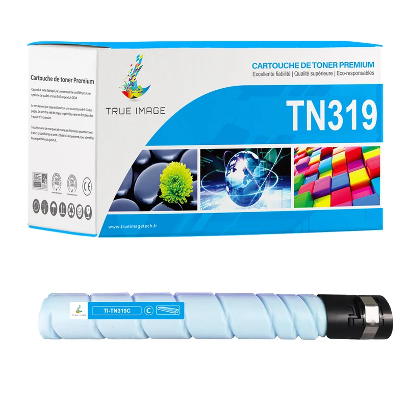 Compatible Konica Minolta TN319C Toner Cyan 26000 pages