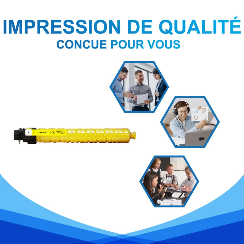 Compatible Ricoh 841926 Toner Jaune 9500 pages