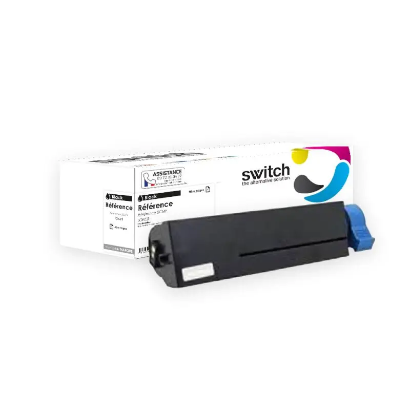 OKI C401 Toner Noir compatible équivalent à 44992402 · Switch