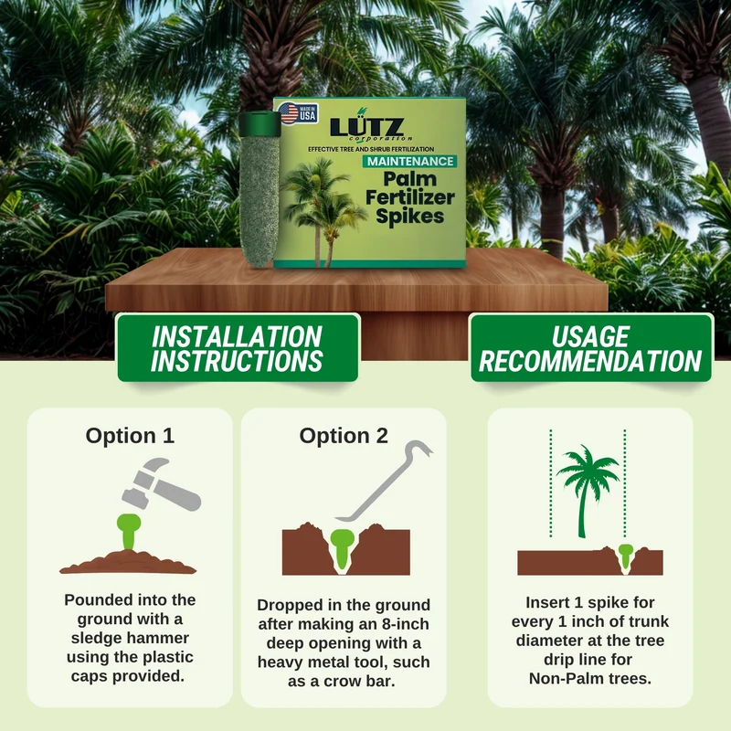 Lutz Palm Tree Fertilizer Spikes