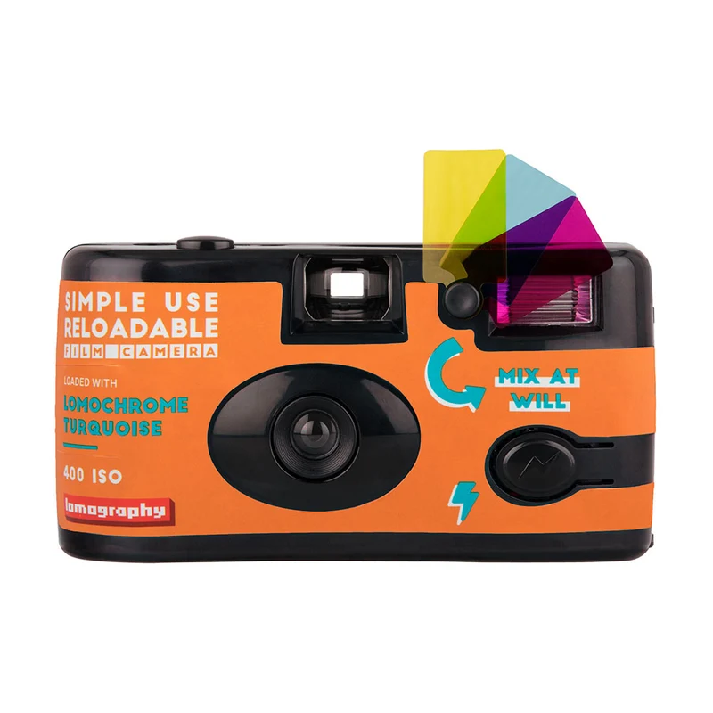 Appareil réutilisable Simple Use LomoChrome Turquoise
