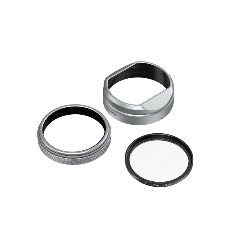 Ensemble Filtre UV avec pare-soleil Fujifilm X100VI (Argent)