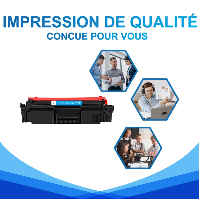 Brother TN821XXLC Toner Laser Cyan Compatible