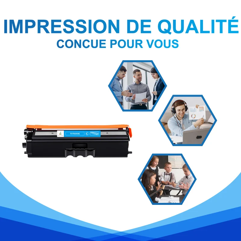 Brother TN-910C Toner Laser Cyan Compatible