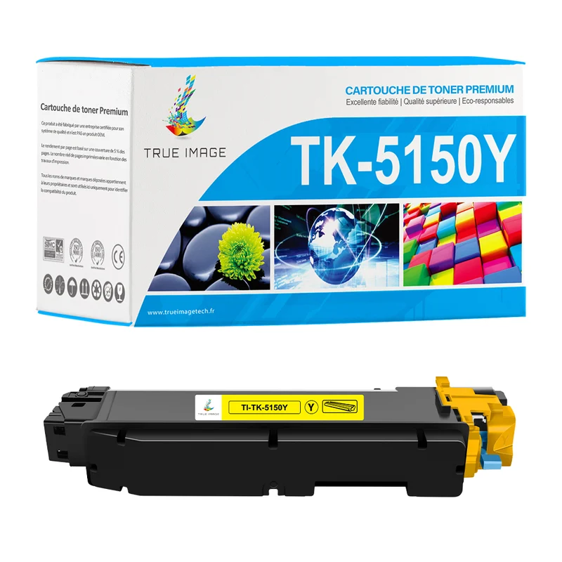 Toner Jaune Kyocera TK-5150Y Compatible.