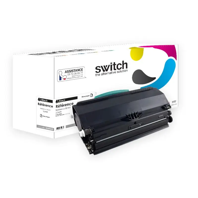 Lexmark E260H11, E260H21 UNIV Toner Noir compatible équivalent à E260A11E, E260A21E · Switch